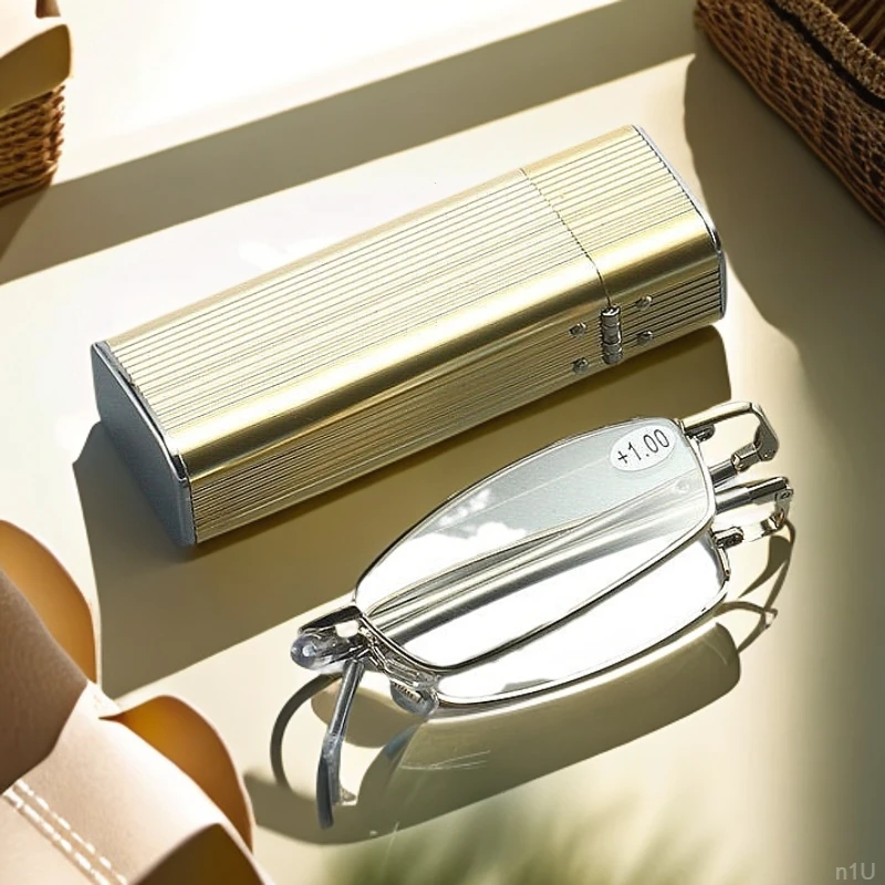 正品可折叠防蓝光时尚便携两用创意优雅高清远近折叠老花镜便捷