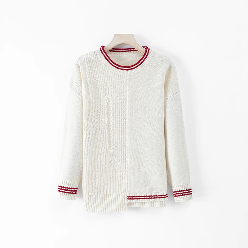 长袖打底韩版秋冬针织时尚休闲百搭女士圆领WH-K33