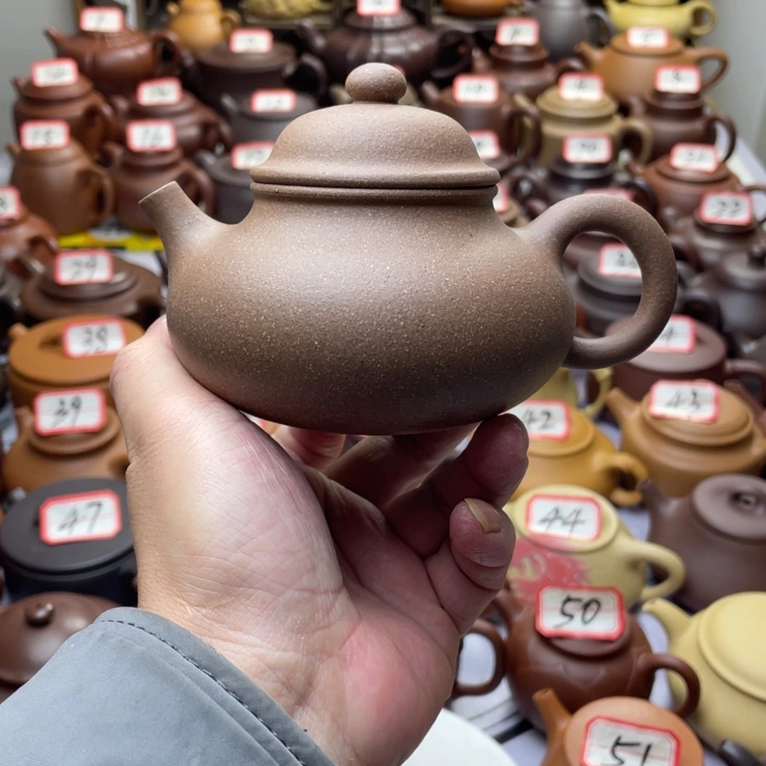 茶壶紫砂宜兴紫砂半手工