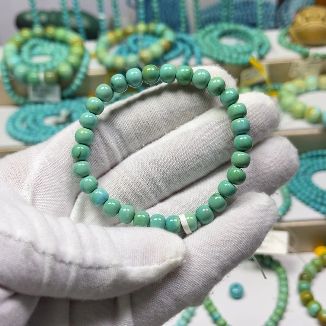绿松石未镶嵌手链