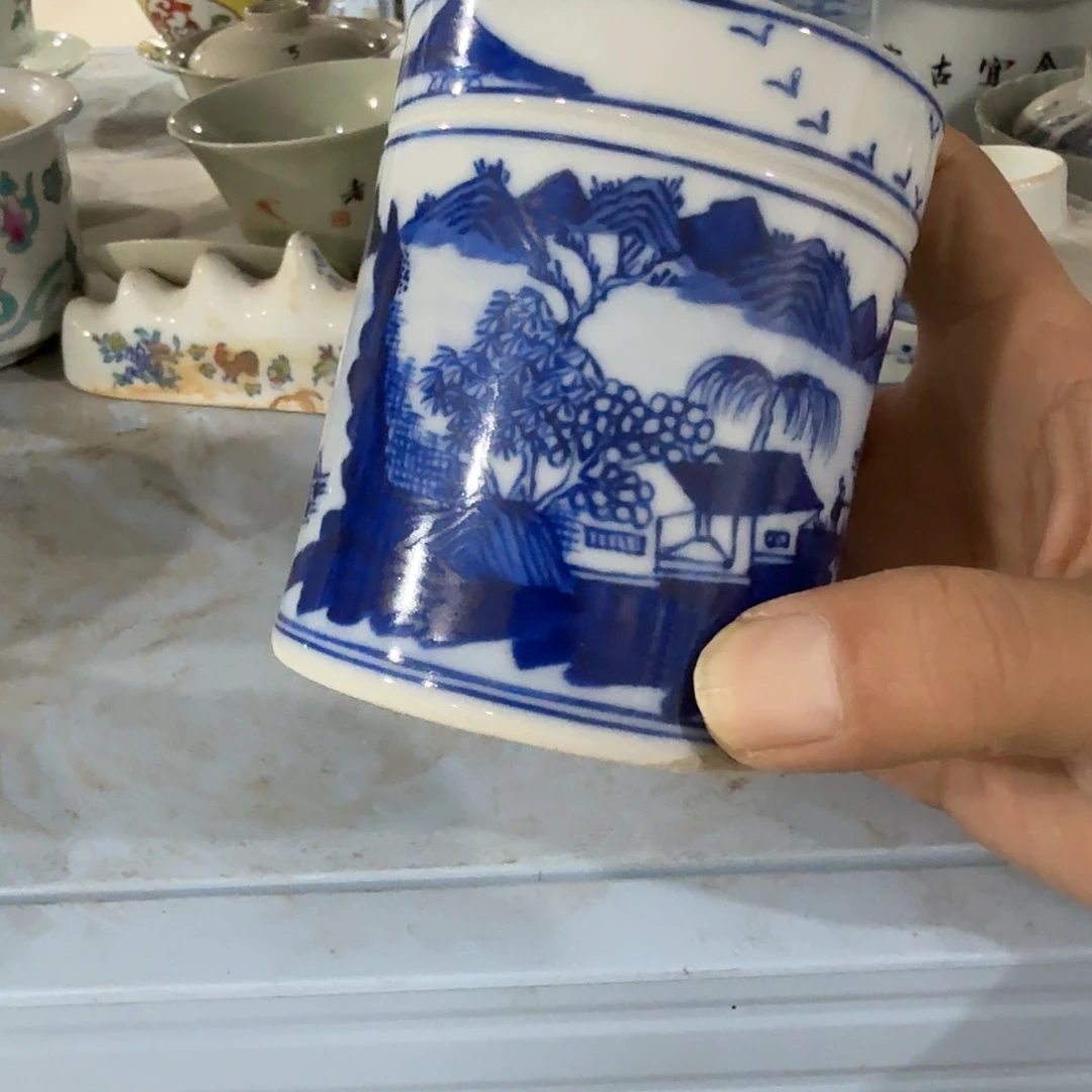 瓷片摆件等方式在不同部位