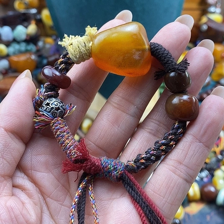 蜜蜡未镶嵌手链手链