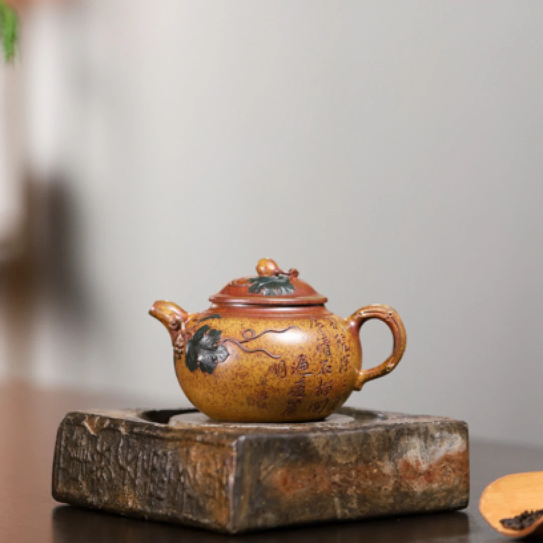 新品推荐《福满四季》 紫砂壶 毛阿明 230cc