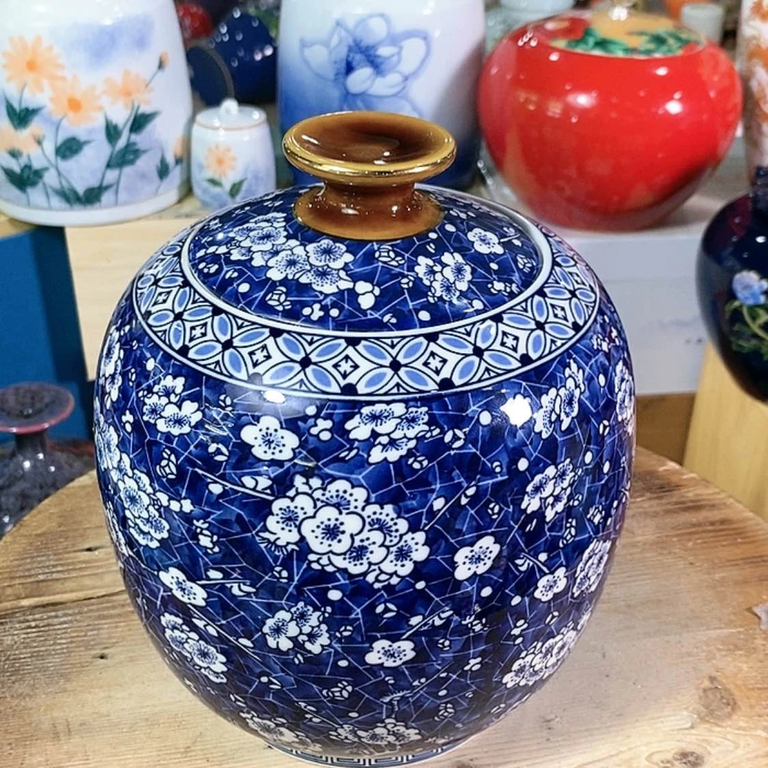 【闪购商品】瓷片陶瓷茶叶罐密封罐