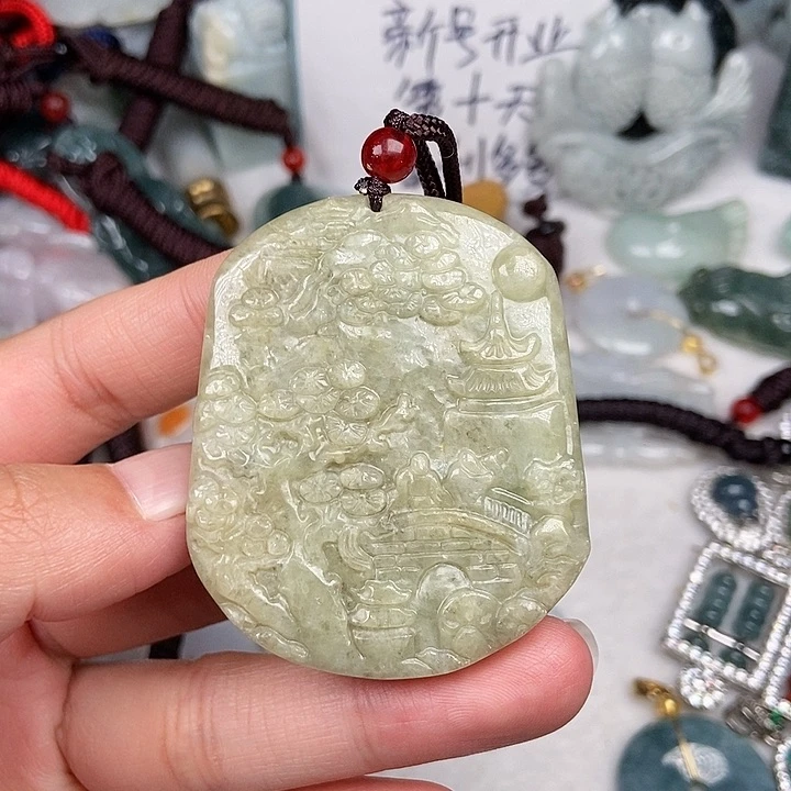 颈饰未镶嵌翡翠翡翠