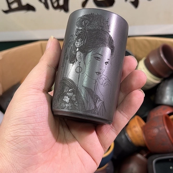 茶杯紫砂全手工紫砂主人杯