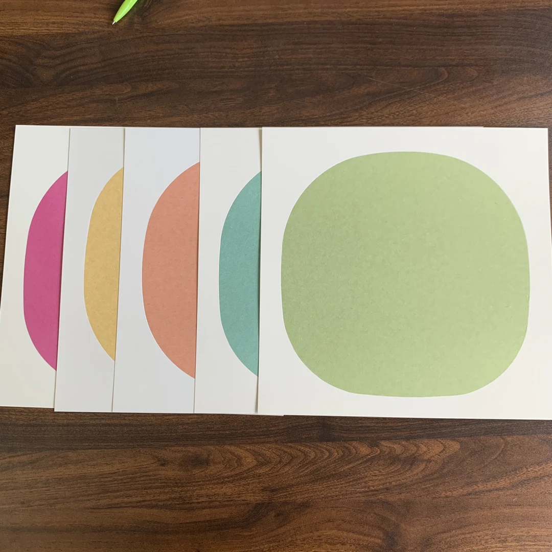 品031:【33*33宋元型五色楮皮草木染半生熟宣】两包一组 20张