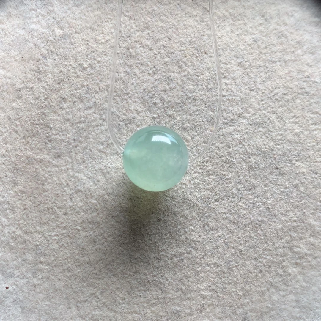 翡翠未镶嵌手链晴水12.5mm
