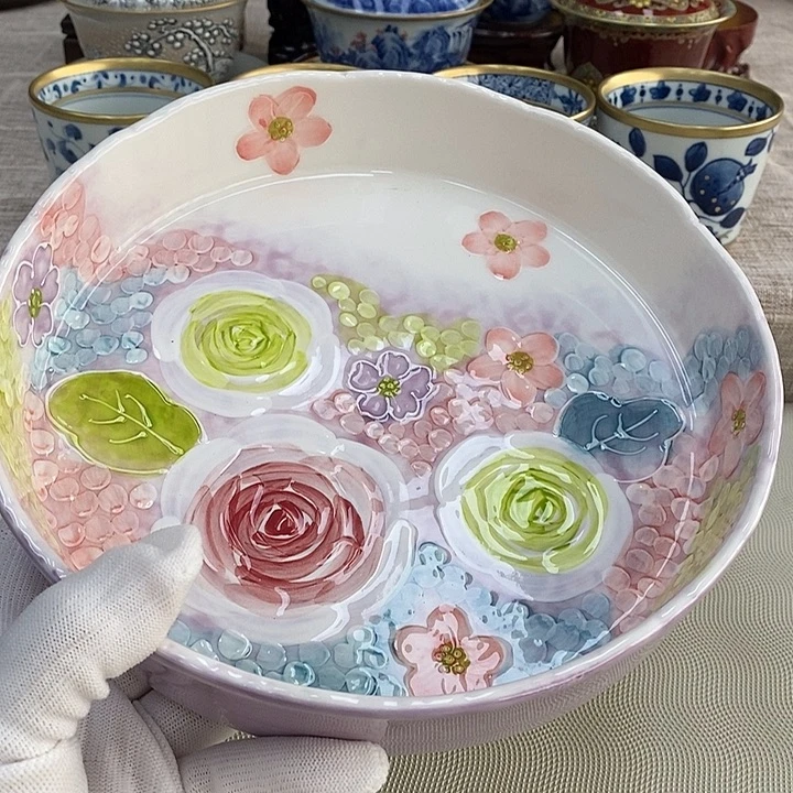 瓷片口径21进口瓷器