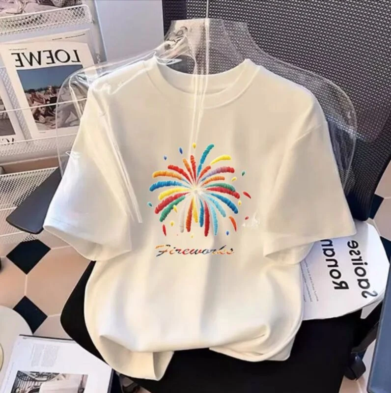 【宠粉福利】LY上新女款时尚休闲百搭夏季潮流春夏t恤圆领显瘦短