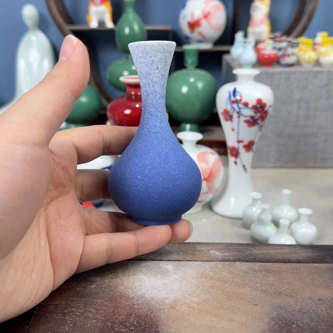 陶瓷手工小花器摆件