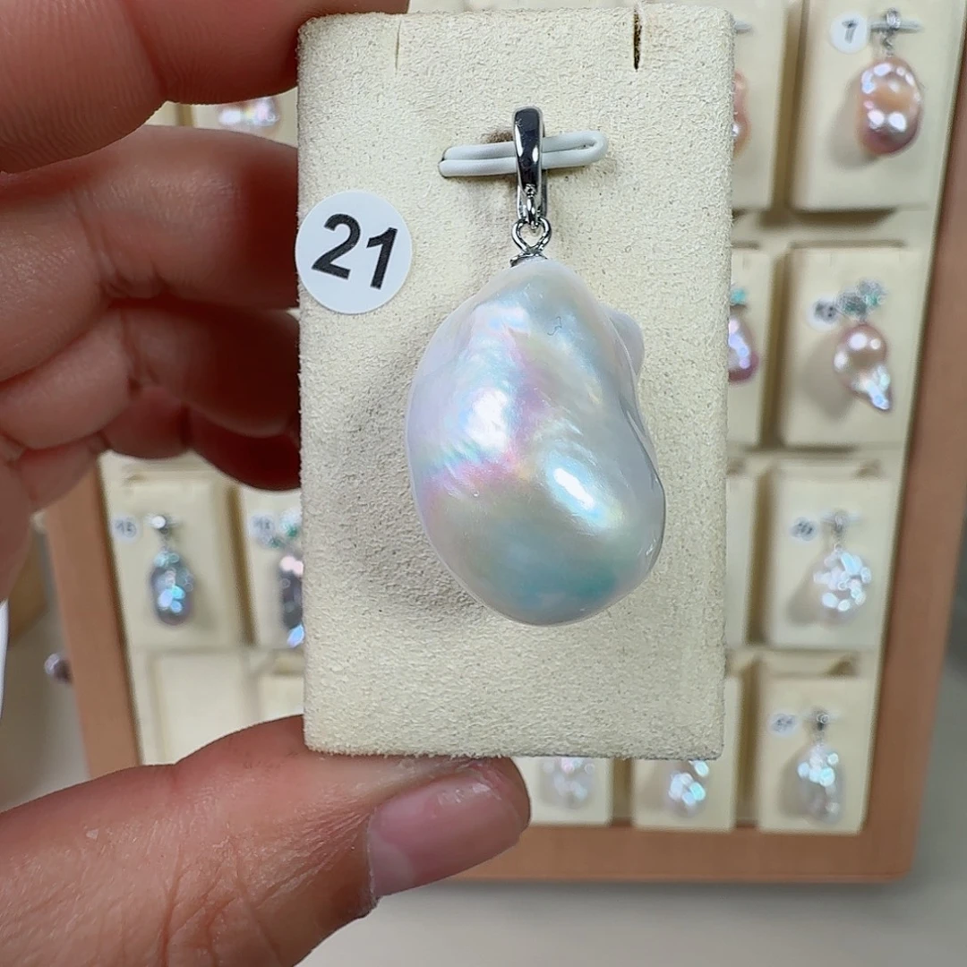 合金淡水珍珠颈饰