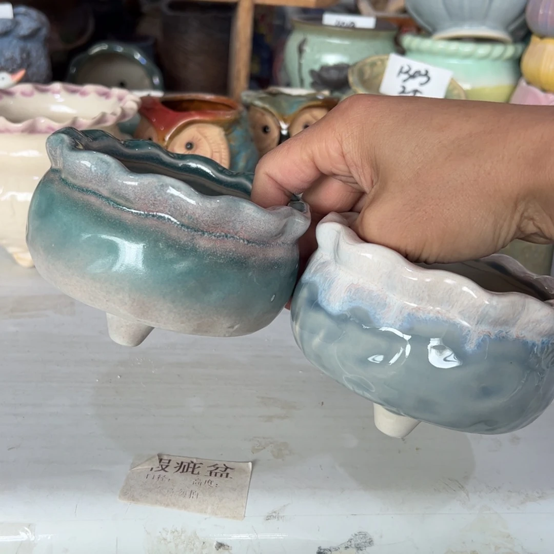 陶瓷陶瓷多肉花盆@@1967