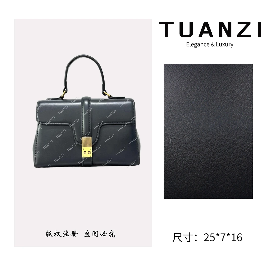 TUANZI【soft】赛家新款小号手提单肩斜挎包 SD-6005-黑色