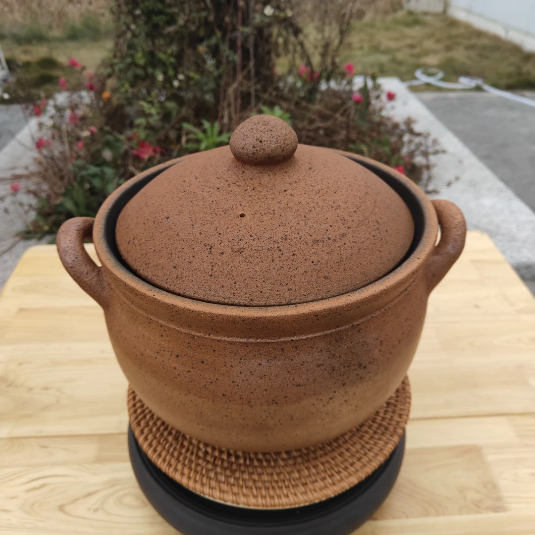 正宗雅安荥经非遗纯手工无釉无涂层陶土家用/商用煲汤