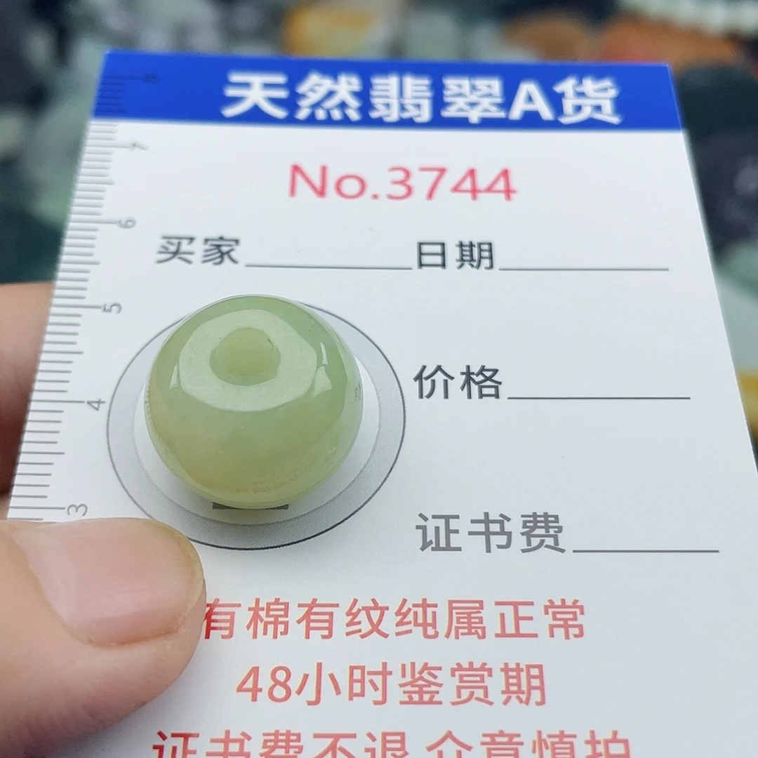 未镶嵌挂件翡翠3744