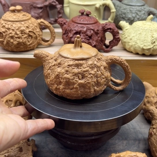 脚***凉茶壶紫砂全手工制作