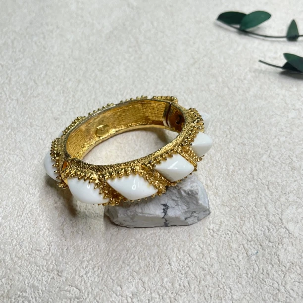 铜合金手镯 【六六中古】孤品复古手镯th5052不限手围