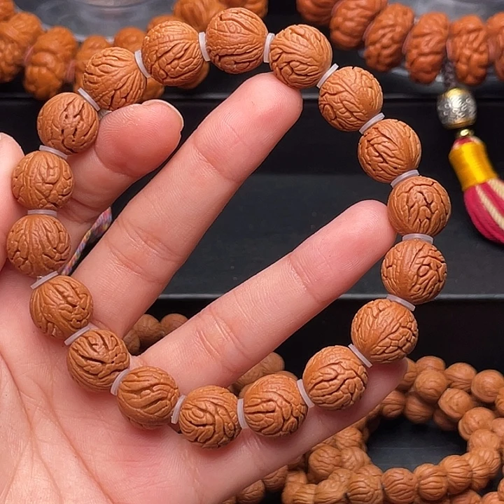 手串桃核精品绣球手串1.3