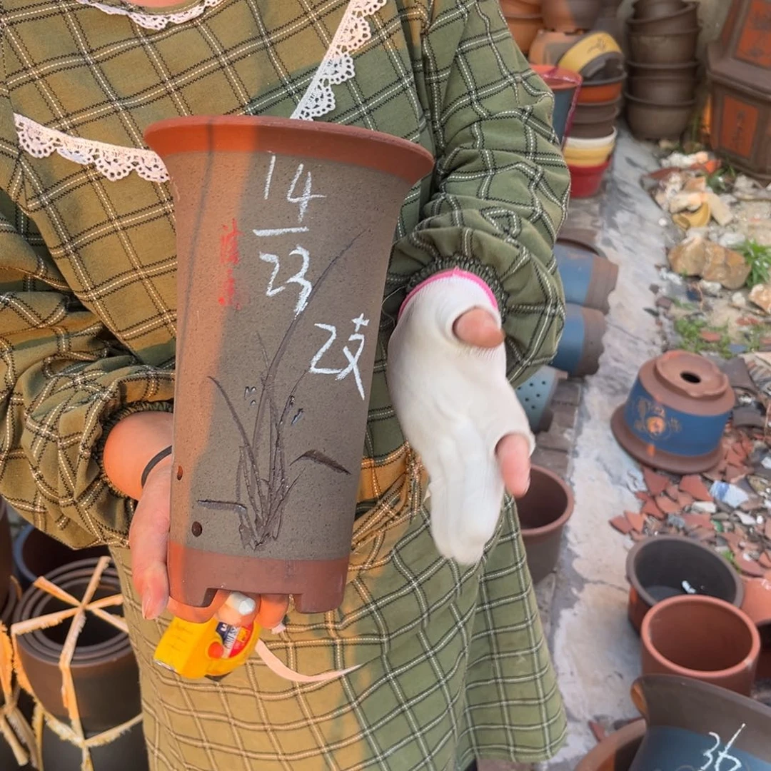 紫砂花盆紫砂花盆