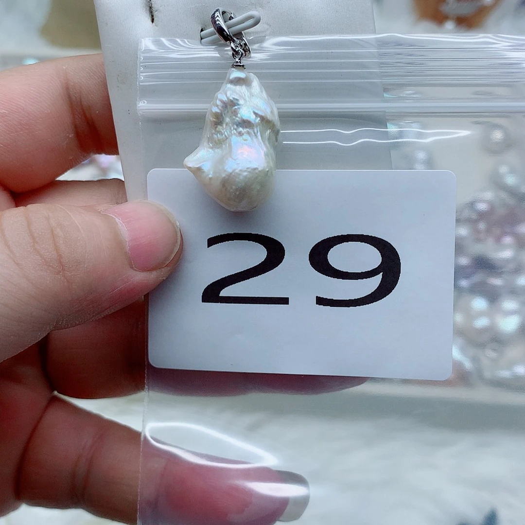 淡水珍珠吊坠(不含链)合金