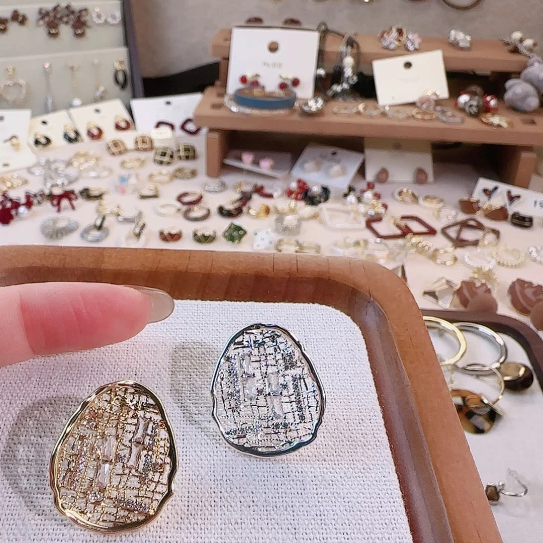 仿珍珠铜合金925银耳钉