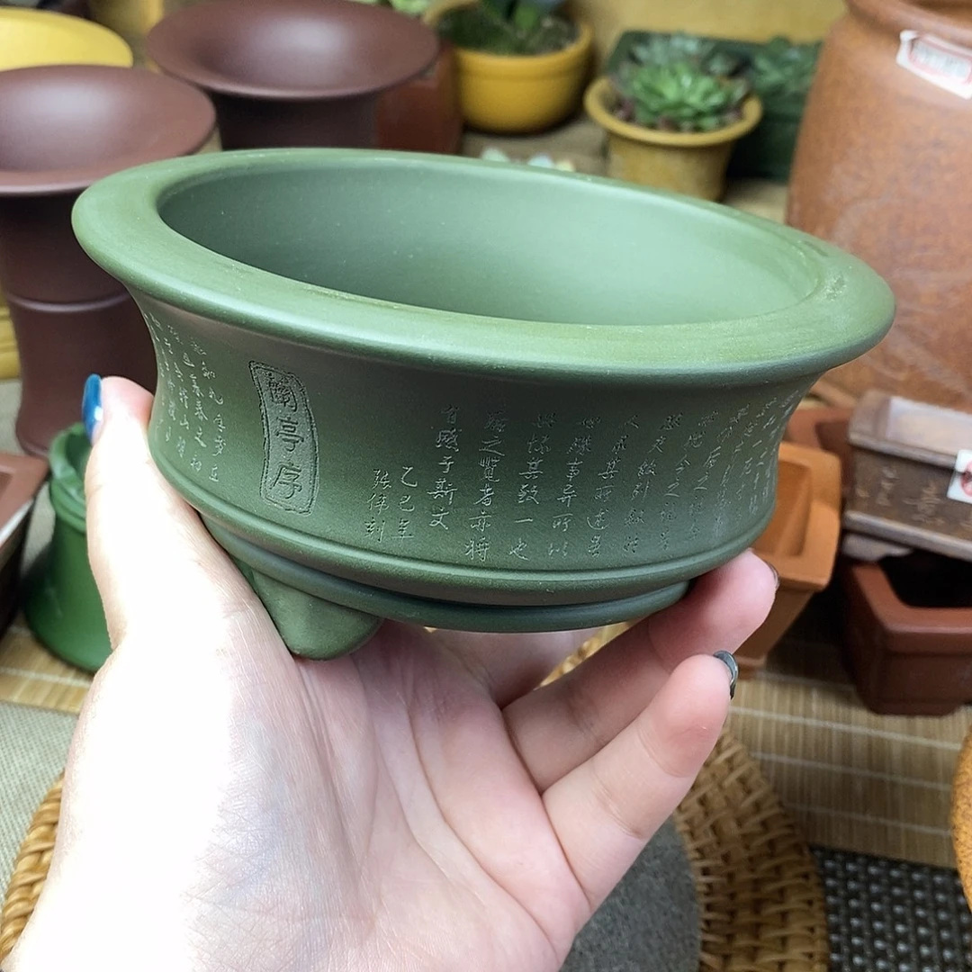 宜兴紫砂精品花盆