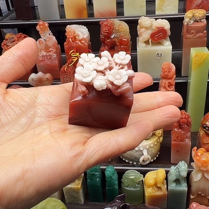 寿山石印石寿山石手工雕刻