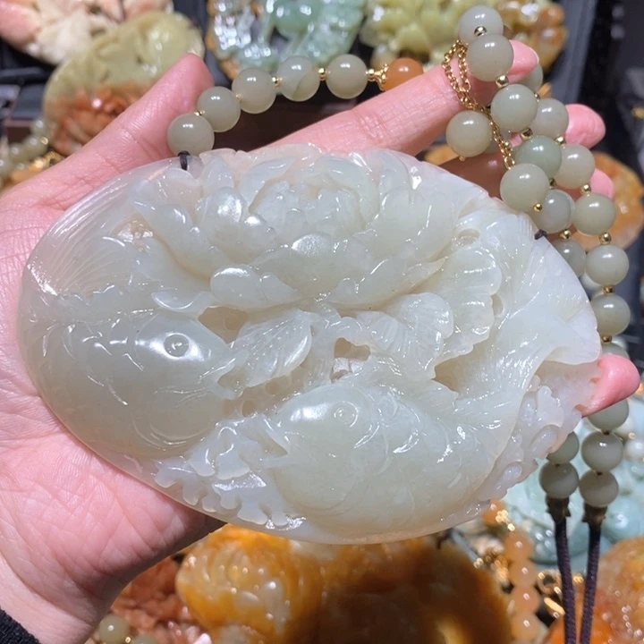 岫玉毛衣链未镶嵌