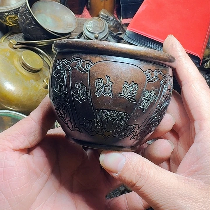 铜器摆件收收藏藏