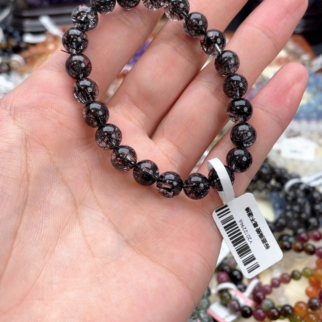 P***m手串水晶未镶嵌黑发晶8