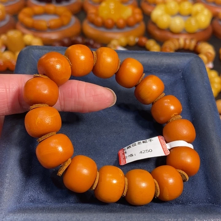 蜜蜡手链未镶嵌蜜蜡