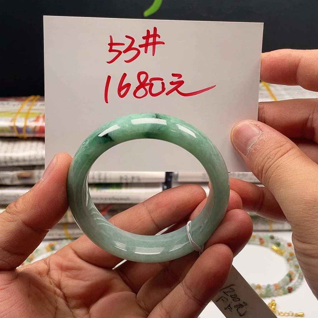 翡翠未镶嵌颈饰翡翠手镯全22