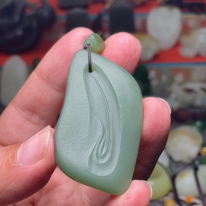 花***佛项链未镶嵌和田玉