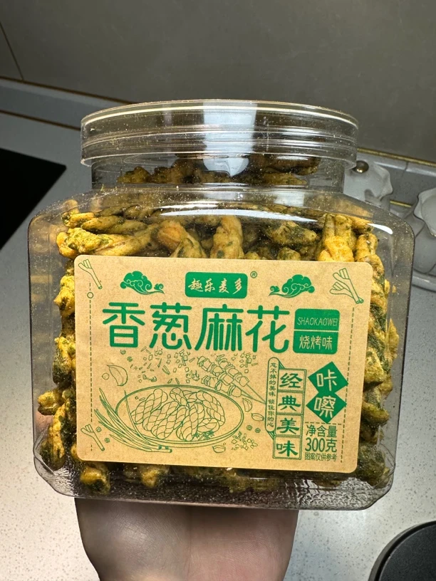 清姐同款香葱麻花300克