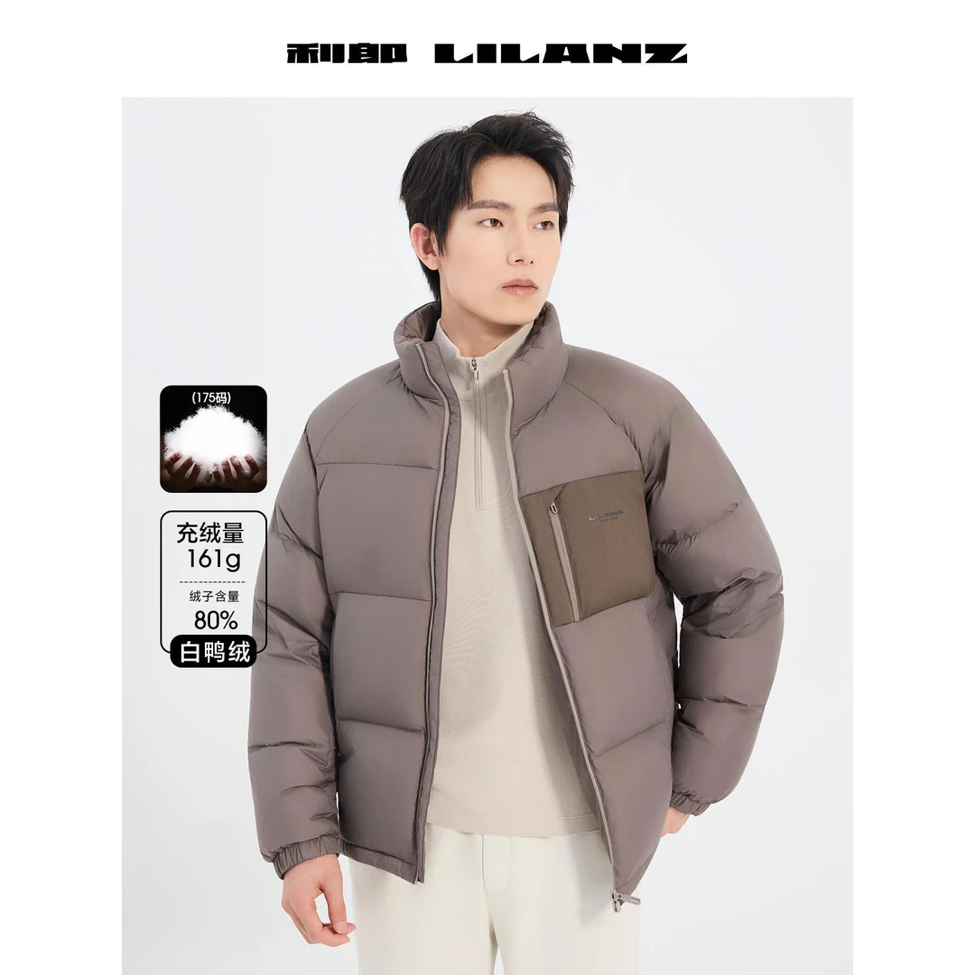 Lilanz/利郎羽绒中长款风衣 (B5DRF201)