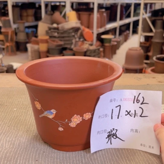 紫砂花盆紫紫砂盆