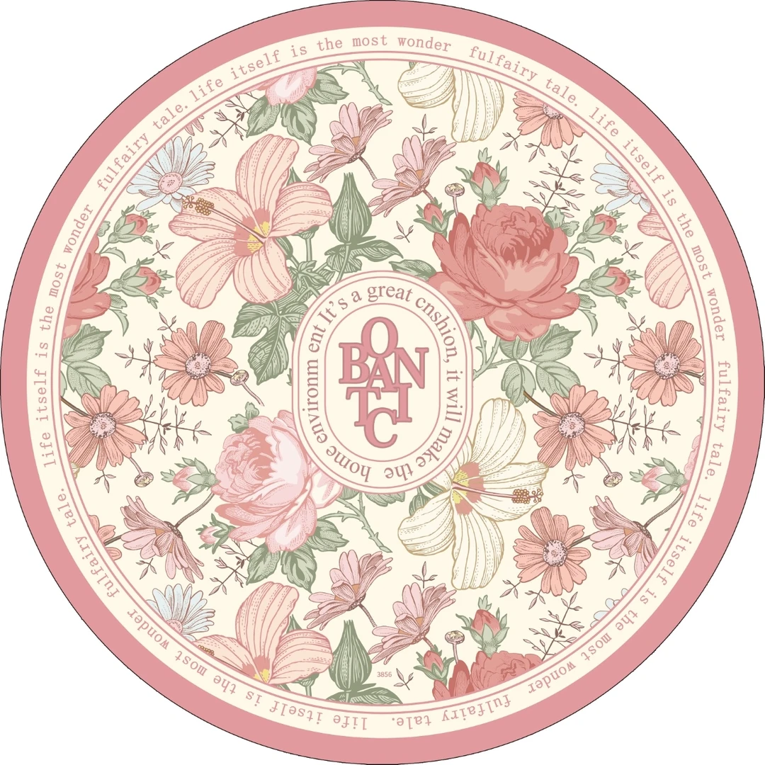 厨房圆形硅藻泥地垫桌垫餐盘垫防滑减震静音吸水止滑复古吸水地垫