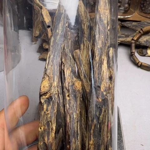 沉香沉香枕冰*点沉香奇楠白奇树枝74克