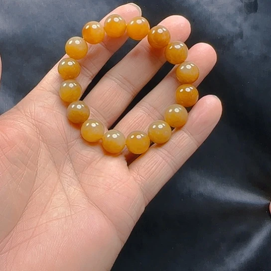 未镶嵌手链和田玉卡12无黑点无裂口