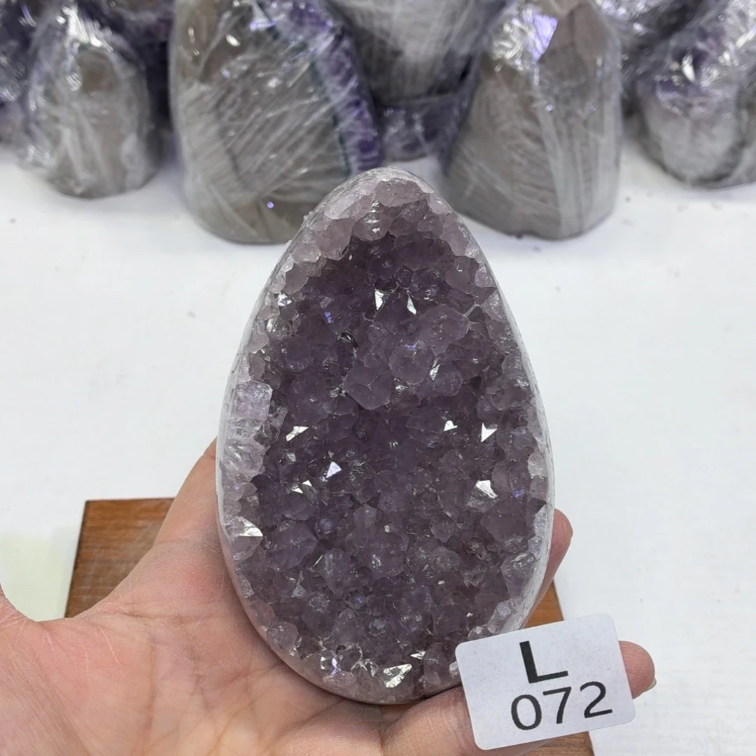 水晶摆件未镶嵌天然紫水晶