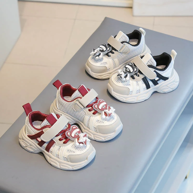 2025新款网面童鞋韩版男宝宝鞋儿童运动鞋春季女孩幼儿园跑步鞋潮