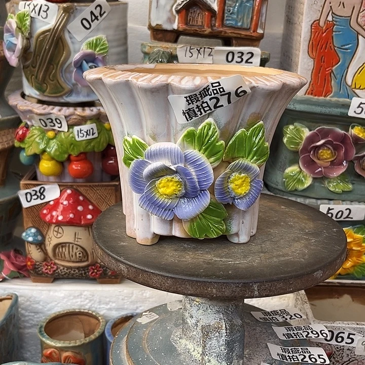 掉****粗陶材质多肉花盆276