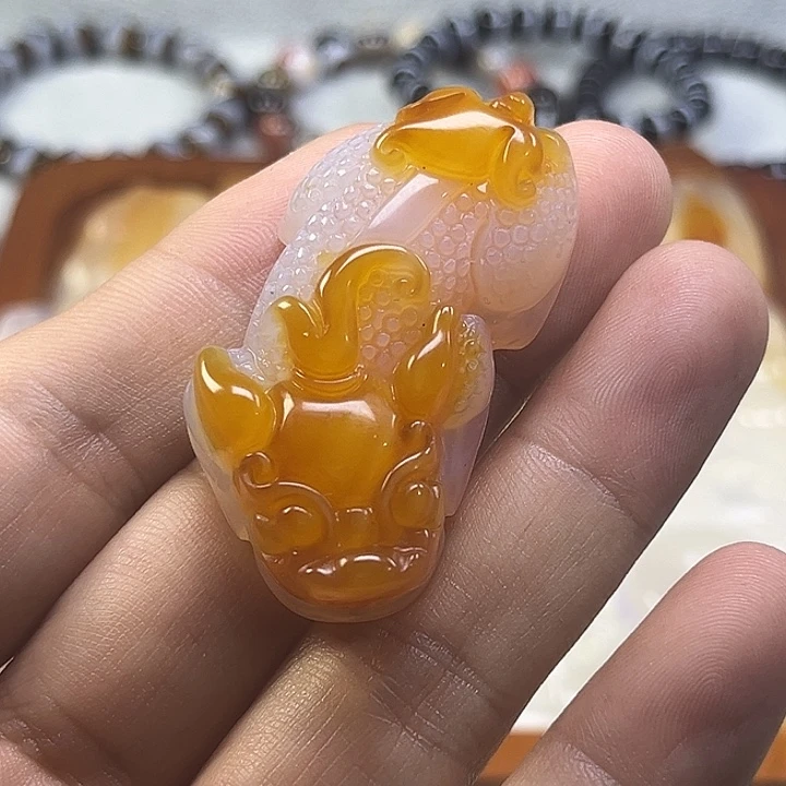 玛瑙/玉髓未镶嵌吊坠(不含链)
