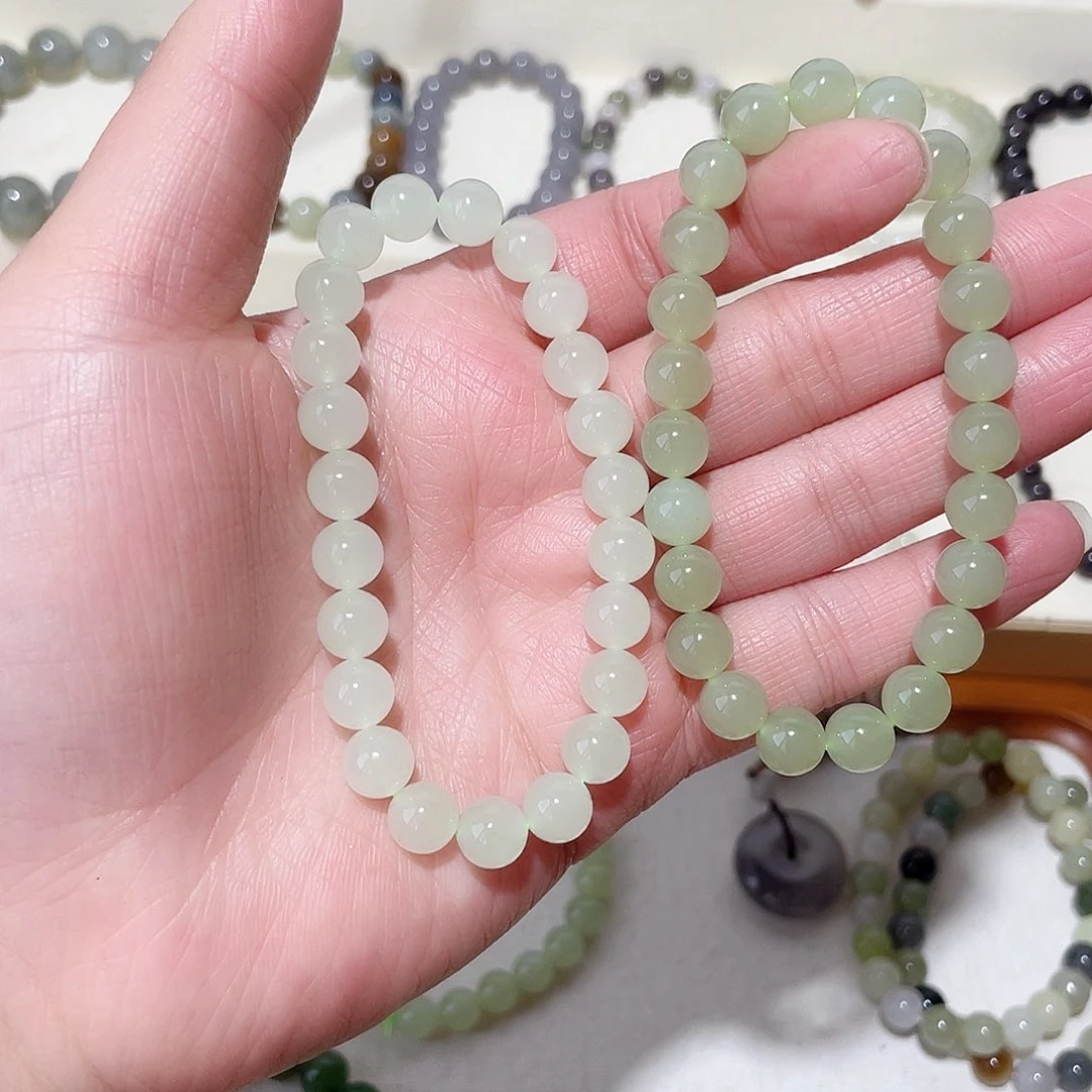 和田玉手串未镶嵌