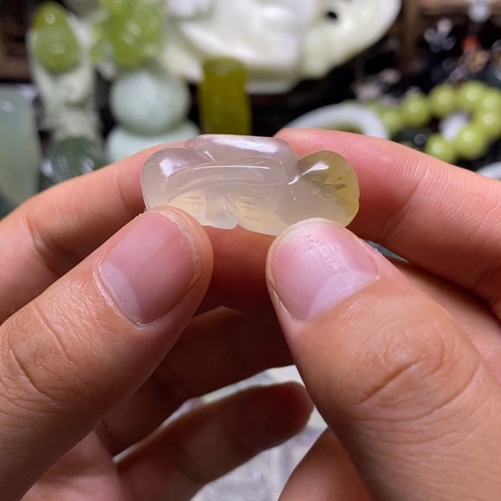 岫玉未镶嵌岫玉颈饰