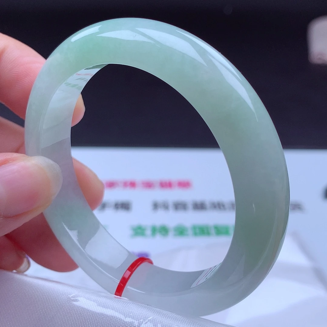 翡翠未镶嵌手镯手镯001474