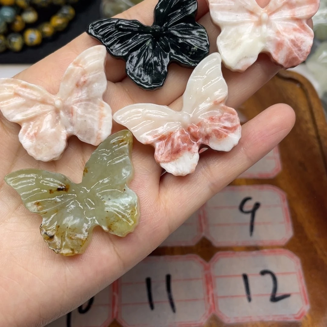 蛇纹石玉未镶嵌项链