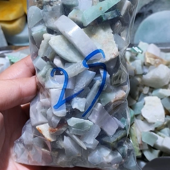 翡翠散珠边角料29