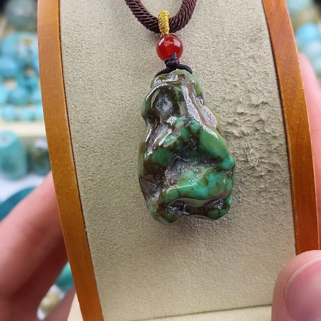 绿松石珠宝奇石未镶嵌